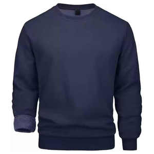 Men's High Quality Breathable Pullover Sweatshirt Casual Cotton Polyester 370g Fabric <b>Weight</b> Customizable <b>for</b> Winter Season - Product Image 4