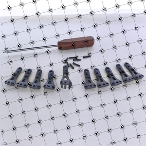 Instruments chirurgicaux vétérinaires, plaque de verrouillage CBLO, 3,5 mm, titane, système d'implant orthopédique pour traumatisme osseux pour chiens - Product Image 6