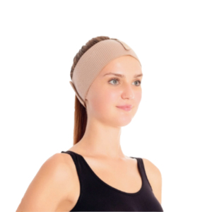 Bandage de soutien ergonomique pour le menton et les oreilles après chirurgie – Contrôle de l'enflure, Confort - Product Image 1