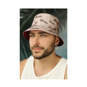 Elegant and Luxury Pattern Wholesale Modern Look BR Cool: 1424 Men's Double-sided Panama Bucket Hats at Competitive Price