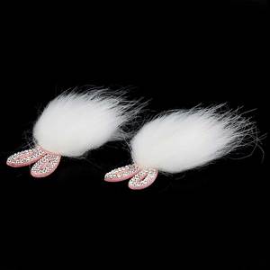 Girls Hair <b>Clip</b> - White - Product Image 2