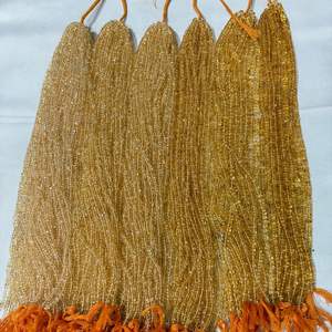 Cuentas Redondas Lisas de Citrino Natural de 6 mm a 8 mm, Piedra Preciosa Amarilla Dorada de Alta Calidad, Más de 50 Años de Experiencia en la Fabricación de Joyas - Product Image 2