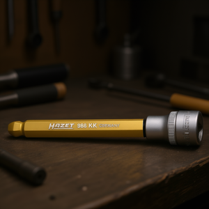 Clé à douille hexagonale longue Hazet 1/2'' à tête sphérique – Produit Premium - Product Image 3