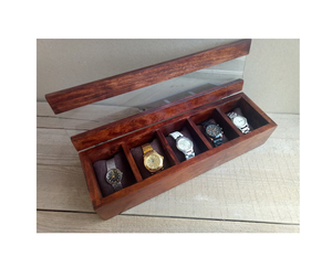 Caja de Madera de Lujo para Relojes, Caja de Exhibición para Regalos, Logotipo Personalizado, Proveedor Mayorista, Caja de Madera para Relojes - Product Image 4