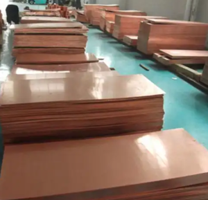 Plaque de <span class=keywords><strong>cuivre</strong></span> violet C11000 / 6 mm / 8 mm / 10 mm d'épaisseur en option - Product Image 1