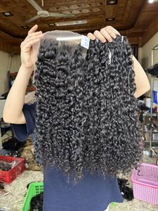 Venta al por mayor tendencia de alta calidad mechones rizados cabezas de entrenamiento de cabello humano vietnamita para mujeres negras vendedores - Product Image 2