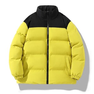 Elegante chaqueta acolchada de algodón de Invierno para mujer, nuevo cuello levantado, Parka de nieve, cinturón, bolsillo, abrigo grueso y cálido, estampado de punto - Product Image 2