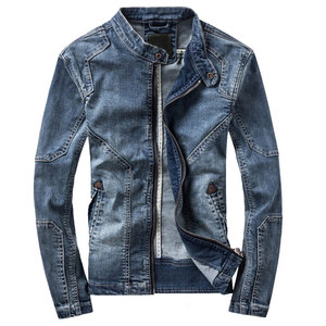 Jeans en coton uni bleu pour hommes fabriqués au Pakistan, vestes d'extérieur, prix de gros - Product Image 1