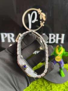 Reloj de Cuarzo de Lujo para Hombre, con Correa de Acero, Calendario de Diamantes Completos, Estilo Estrella, Cristal, Moissanita, Venta al por Mayor - Product Image 2