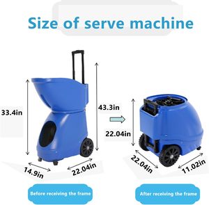 For New Remote Controlled Tennis Pitching Machine High <b>Smart</b> Tennis <b>Ball</b> Machine Automatic Portable Tennis <b>Ball</b> Launcher - Product Image 2