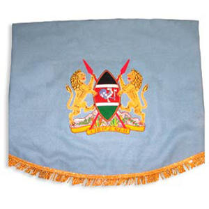 Banderas Bordadas con el Escudo del Rosario Católico de la Logia Masónica - Product Image 2