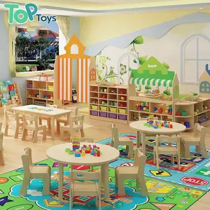 TOP Preschool Used Daycare Furniture For Kindergarten Classroom Manufacturer Baby Nursery Furniture Sets Preschool Supplies