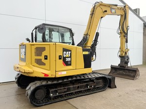 Miniexcavadora Usada CAT 308 CR, Excavadora de Cadenas con Cucharón de 0.35m3, Equipo de Construcción - Product Image 1