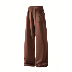 Pantalones cómodos para exteriores con cintura elástica, cordón y bolsillos, pantalones ligeros transpirables para uso diario - Product Image 2