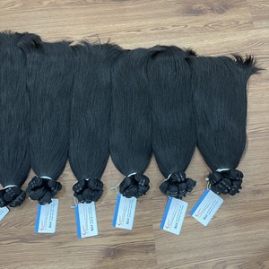 Paquetes de Cabello Humano Natural Liso Vietnamita al por Mayor, Trama Doble Premium, Cabello Negro Natural Suave - Product Image 2