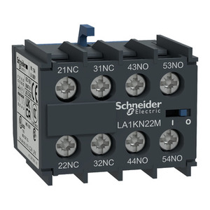 Per SCHNEIDER ELECTRIC LA1KN31M TeSys K Blocco Contatti Ausiliari con 3 Terminali NO + 1 NC a Morsetto, Conforme EN 50012 - Product Image 1