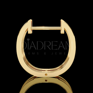 ต่างหูเพชรเม็ดกลมสีเงินสเตอร์ลิง925พรีเมี่ยมชุดตึงเครียดเครื่องประดับแฟนซีต่างหูชั้นดีสำหรับผู้หญิง - Product Image 6