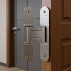 Bisagra de acero 3D Tectus TE 340, color F1, capacidad de 80 kg, DIN, izquierda/derecha, para puertas planas, llaveros de SIMONSWERK - Product Image 3