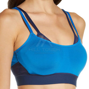 High Impact Women Sports Bra <b>Padded</b> Adjustable Straps Seamless Breathable Mesh Yoga <b>Running</b> Gym Fitness Workout Athletic - Product Image 5