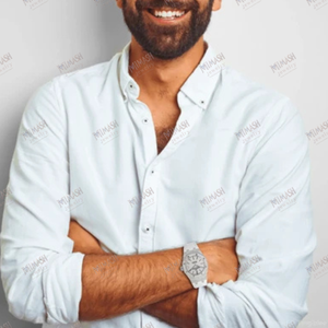 Reloj de diamantes Moissanite Diseño de lujo helado, ajuste de piedra completo, caja de acero inoxidable y brillo atemporal para hombres Ropa de moda - Product Image 5