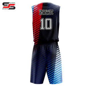 Good Material Basketball Jersey Gradient 100% Polyester Wholesale Custom Your Own Design Printing Basketball Uniform - Product Image 2