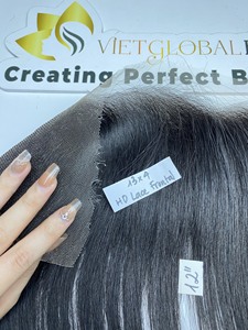 5% vente sur les extensions de cheveux cambodgiens vierges noirs haute définition Frontal Bonestraigh de couleur naturelle pour les femmes noires Vietnam - Product Image 5