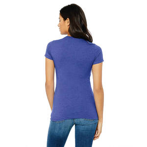 Womens Polyester T Shirt Short Sleeve Plain Blank <b>Tops</b> Wholesale OEM ODM Bulk Supplier Custom Logo and Printing Available - Product Image 5