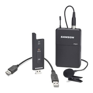 Samson Pxd1 Lavalier <b>Microphone</b> <b>Wireless</b> System For Vloggers With Usb Receiver And Clip On Mic - Product Image 4