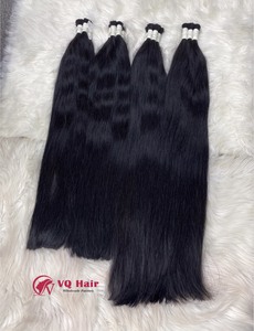 Pelo humano vietnamita 100% estilo superior crudo onda profunda suelta proveedor de cabello a granel Color Material de doble peso asequible - Product Image 6