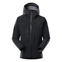 Haute qualité hiver extérieur monocouche coupe-vent à capuche respirant imperméable alpinisme veste imperméable costume