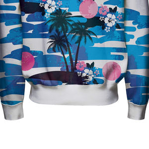 Sweatshirts avec logo imprimé design personnalisé pour hommes vente de gros sweatshirts pour hommes pullover sweatshirts hawaïens surdimensionnés unis - Product Image 6