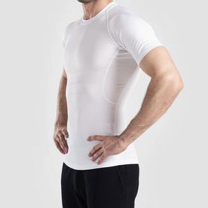 Custom <b>Shirt</b> Half Sleeve <b>Compression</b> <b>Shirts</b> MMA Rash Guard Breathable Quick Drying <b>Men</b> Fitness Gym Bodysuit Spandex Nylon - Product Image 3
