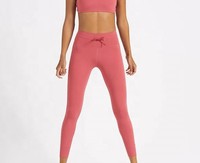 Leggings Deportivos para Mujer, Diseño Nuevo, Hechos a Medida, Cintura Alta, Antibacterianos, Transpirables, de Algodón, Elásticos en 4 Direcciones, con Cierre de Cordón