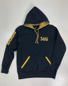 Sudaderas con capucha impresas con logotipo personalizado Jersey de algodón y poliéster Cremallera Hecho en Pakistán con bordado de hojaldre - Product Image 1