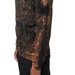 เสื้อฮู้ดผู้ชายผ้าซักเป็นกรดเสื้อผ้าแนวสตรีทแบบสลิมฟิตพิมพ์ลายขนแกะผ้าฝ้าย100% - Product Image 4