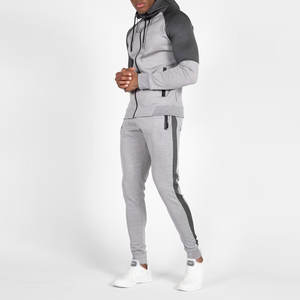 Conjunto Deportivo de Invierno para Hombre, con Capucha, Estampado, Chaqueta con Cremallera y Pantalones Deportivos, Cómodo para Deporte y Ropa Urbana - Product Image 4
