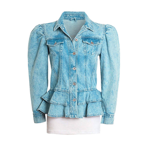 Chaqueta Vaquera de Mezclilla de Estilo Vintage en Oferta, Color Personalizado para Mujer, Chaqueta Corta de Mezclilla, Nueva Colección de Otoño, Ecológica y Transpirable - Product Image 4