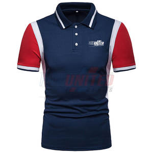 Venta al por mayor 100% algodón hombres para polos bordados personalizados lisos diseños sólidos ODM suministro para compradores a granel - Product Image 1