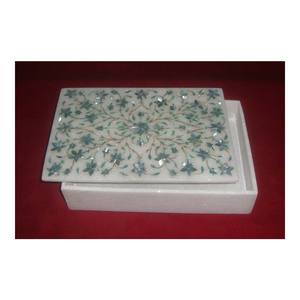 Prix de gros, gamme de serpillière en marbre de luxe, boîte d'incrustation de couleur verte, beaux produits de niveau International - Product Image 1