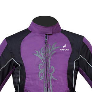 เสื้อแจ็กเก็ตมอเตอร์ไซค์สำหรับแข่งมอเตอร์ไซค์เสื้อโค้ทผ้าคอร์ดูร่าแบบนุ่มมีลายพิมพ์โลโก้ของคุณเอง - Product Image 4