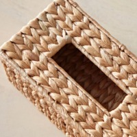 Boîte à mouchoirs en jacinthe d'eau, boîtes de rangement faites à la main, écologiques, naturelles, décoration intérieure et extérieure, vente en gros du Vietnam