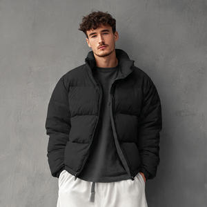 Chaqueta de Plumón Sublimada de Moda para Hombre, Chaqueta de Invierno Cálida con Estampado, Chaqueta de Burbuja con Capucha para Hombre, Abrigo Sublimado - Product Image 2