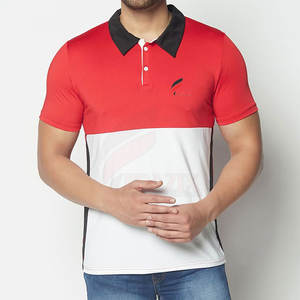 Chemises pour hommes élégantes, respirantes, anti-plis, à séchage rapide, avec logo personnalisé imprimé, motif uni, en tissu tricoté 100 % coton, manches courtes - Product Image 1