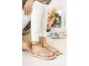Vendita calda piatta durevole all'aperto Casual donna <span class=keywords><strong>sandali</strong></span> <span class=keywords><strong>corda</strong></span> <span class=keywords><strong>con</strong></span> PP materiale <span class=keywords><strong>corda</strong></span> Multi colori <span class=keywords><strong>sandali</strong></span> in genuino prezzo all'ingrosso - Product Image 5