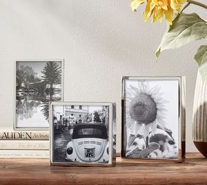 <b>Rustic</b> metal photo <b>frame</b> for farmhouse home decor perfect gift for weddings birthdays anniversaries and desk display - Product Image 3