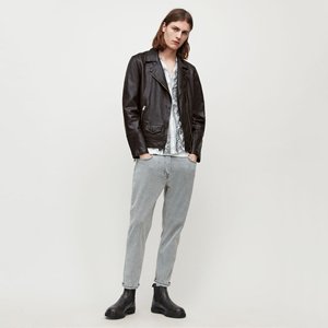 Veste en cuir à manches longues de haute qualité pour hommes, design votre propre style de mode avec col montant pour l'hiver au meilleur prix - Product Image 4