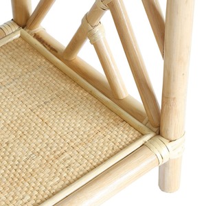 Yeni tasarım kare rattan konsol masa oda dekorasyon çiçek vazo konsol masa rüya ev oturma odası mobilya - Product Image 4