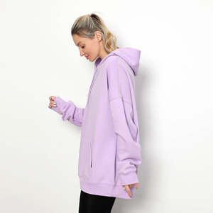 Venta directa de fábrica de alta calidad Casual cómodo tamaño personalizado polar multicolor mujeres sudaderas con capucha - Product Image 4