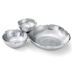 Plato de Servir de Aluminio Artístico Minimalista de Diseño Moderno para una Decoración de Mesa de Comedor Impecable que Ofrece una Exhibición de Alimentos Sutil y Elegante - Product Image 4