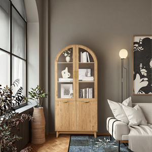 Wholesale Living Room Furniture <strong>Tall</strong> Cabinet <strong>Storage</strong> with Door and Drawers - Product Image 4